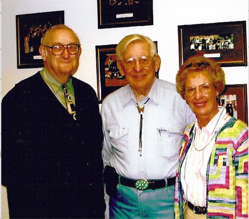 Figure 1. Fielding with Rollie and Carol Zavada. (Source: Zavada)