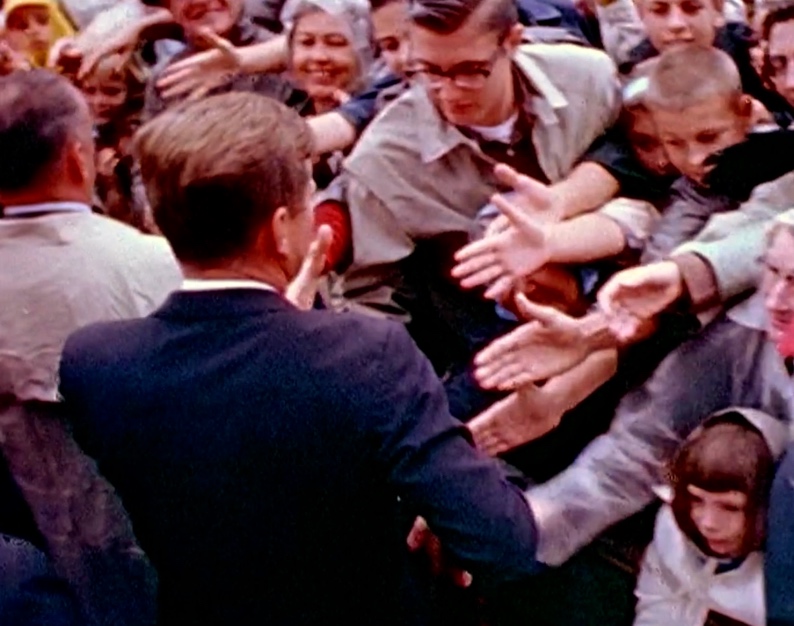 Figure 14. Head shadow of JFK in Fort Worth on the day of the assassination. (Source: YouTube[L13])