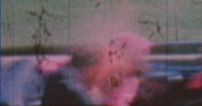 Figure 31. Frame 313 from the 6K Scan. The wound appears somewhat unrealistic. (Source: Midnight Writer News[L9])