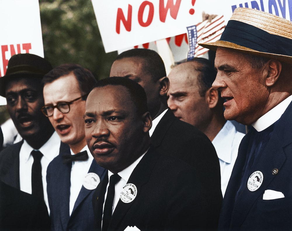 MLK during a march