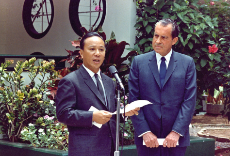 Nixon and South Vietnamese President