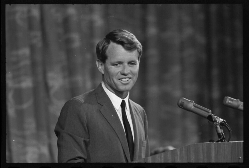 Robert F. Kennedy During a Speech