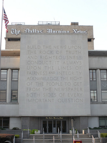 Dallas Morning News, Photographer unknown