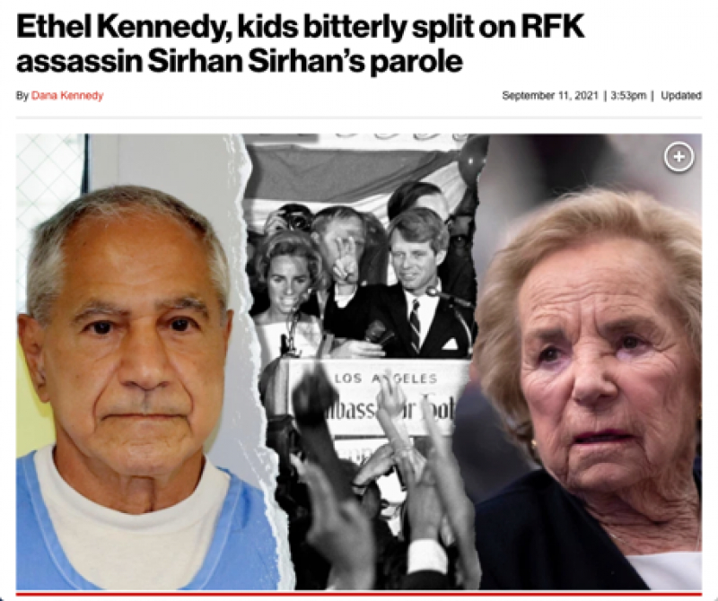 Sirhan Sirhan Parole Letter