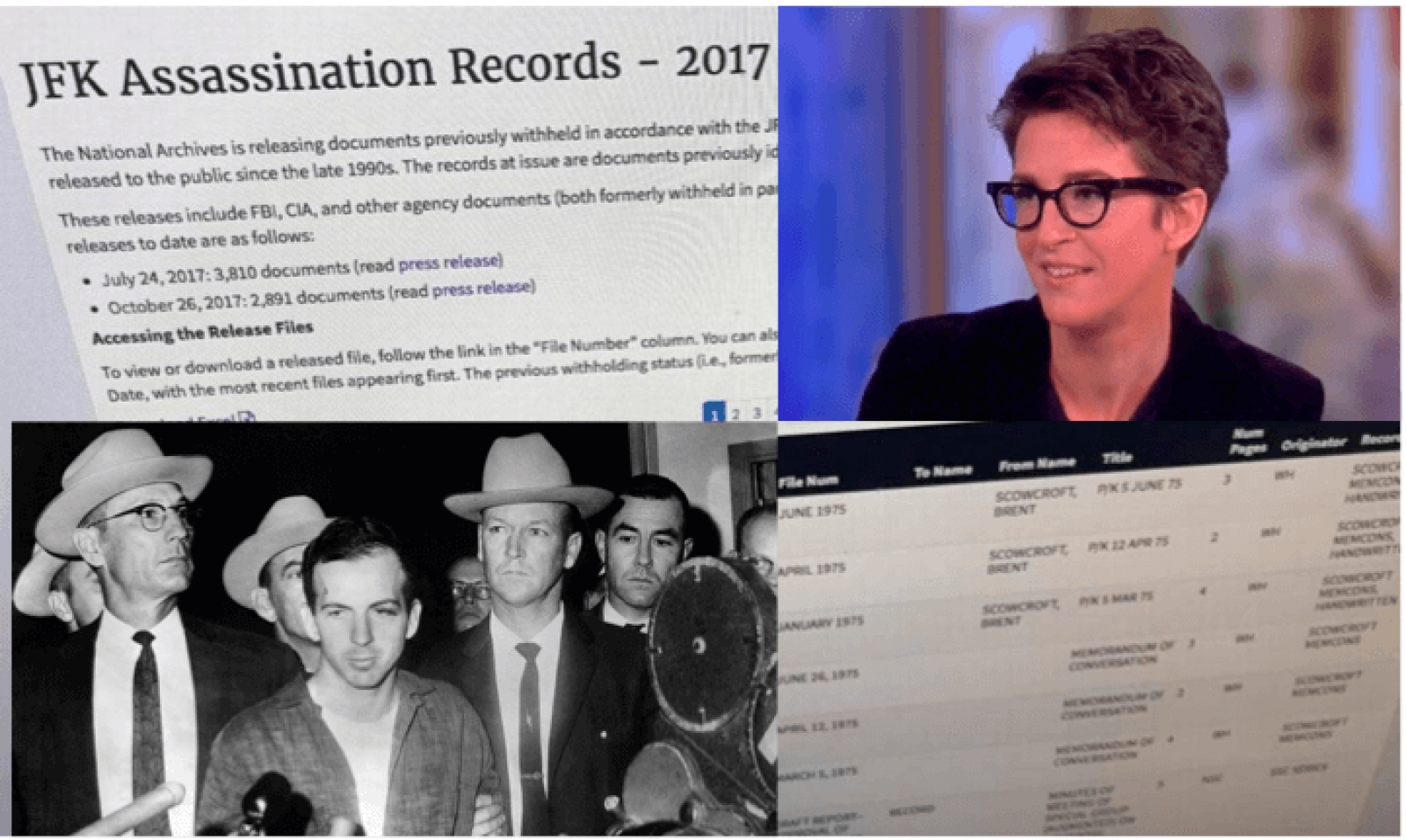 Rachel Maddow, JFK and Easy Money