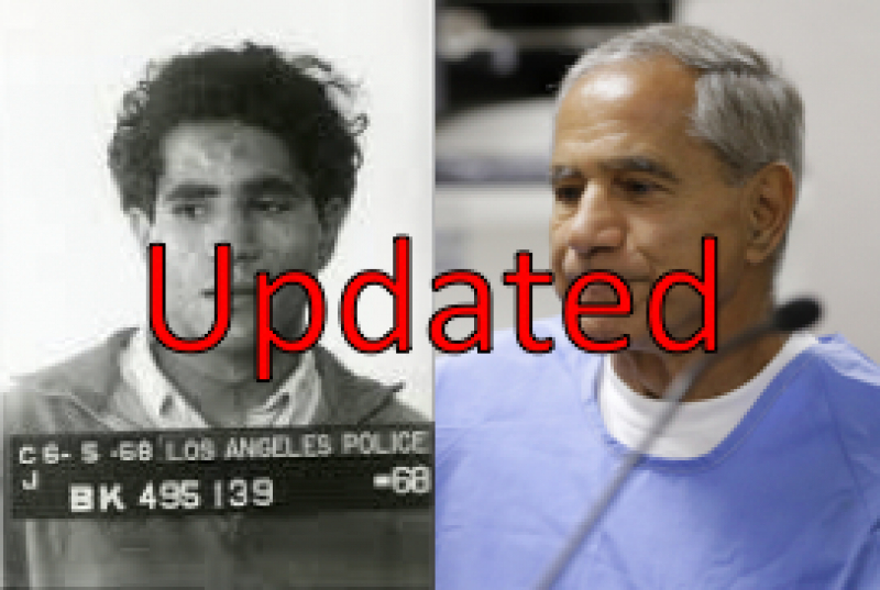 Sirhan&rsquo;s Upcoming Parole Hearing